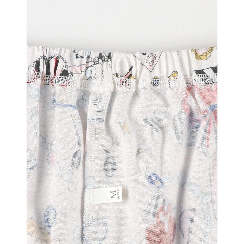 ワコール ツモリチサト UDT122 Wacoal tsumori chisato SLEEP パジャマ ルームウェア 4分袖 6分丈 かぶりタイプ 綿100% S・M・Lサイズ 3wY 爆買の画像