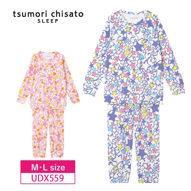 ワコール ツモリチサト パジャマ UDX559 wacoal tsumori chisato SLEEP10分袖 10分丈 長袖 長ズボン 綿100%  星柄 M・Lサイズ 紙袋 wt : udx559 : インナーショップ メイクリーン - 通販 - Yahoo!ショッピング