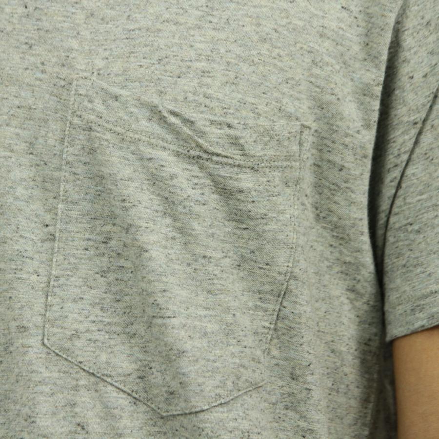 ヌーディージーンズ 正規販売店 メンズ 半袖Tシャツ Roundneck Pocket Tee Organic Melan｜i-mixon｜05