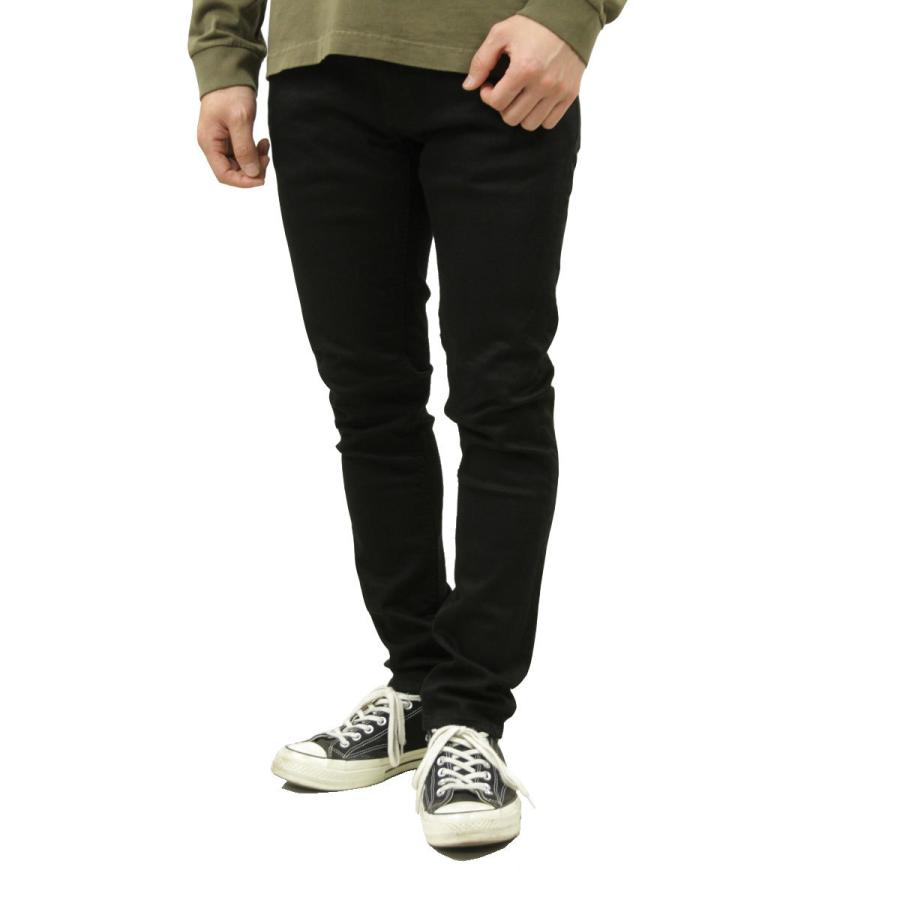 ヌーディージーンズ タイトテリー メンズ 正規販売店 Nudie Jeans ボトムス ジーンズ デニム TIGHT TERRY DENIM JEANS EVER BLACK 841 112569の画像