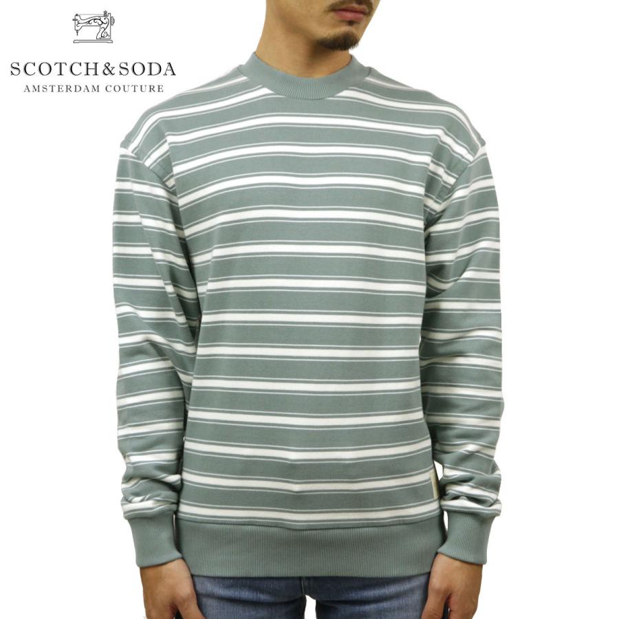 スコッチアンドソーダ スウェット メンズ 正規販売店 SCOTCH＆SODA ボーダー柄 トレーナー STRIPED CREWNECK FELPA SWEAT D COMBO B 162341 0218 43807 59 クリスマス プレゼント ラッピング SCOTCH＆SODA（スコッチアンドソーダ） 【ボーナスストア 誰でも+5% 12