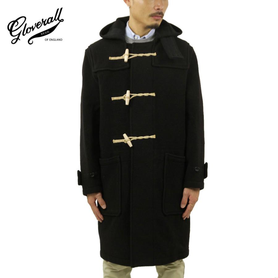 グローバーオール コート メンズ 正規販売店 GLOVERALL ダッフルコート アウタージャケット GLOVERALL ORIGINAL DUFFLE COAT MS 5850 52 CLOTH BLACK
