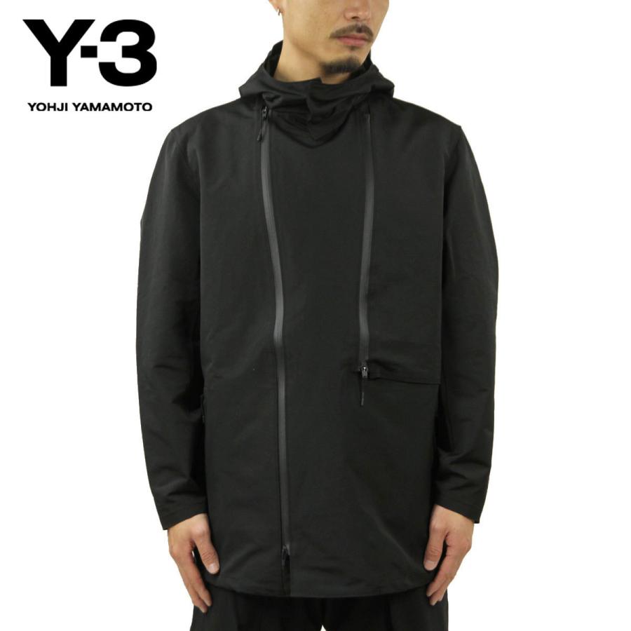 ワイスリー ジャケット メンズ 正規品 Y-3 アウター ナイロンジャケット M CLASSIC DENSE WOVEN HOODED PARKA HB3399 BLACK｜i-mixon