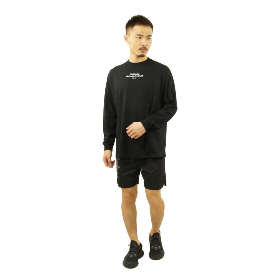リバーサル ロンT メンズ 正規販売店 REVERSAL rvddw 長袖Tシャツ メッシュTシャツ ドライTシャツ ビッグシルエット PLEASURE RAIN DRY DEO BIG SILHOUETTE LONG T-SHIRTS RVKIU101 BLACK クリスマス プレゼント ラッピング reversal（リバーサル） ロンT メンズ 正規販売店 REVERSAL rvddw 長袖