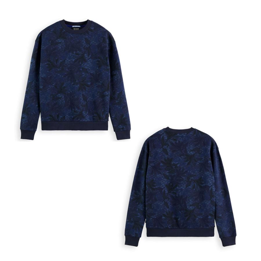 スコッチアンドソーダ スウェット メンズ 正規販売店 SCOTCH&SODA クルーネック トレーナー RELAXED PRINTED FELPA SWEATSHIRT COMBO A 169181_4