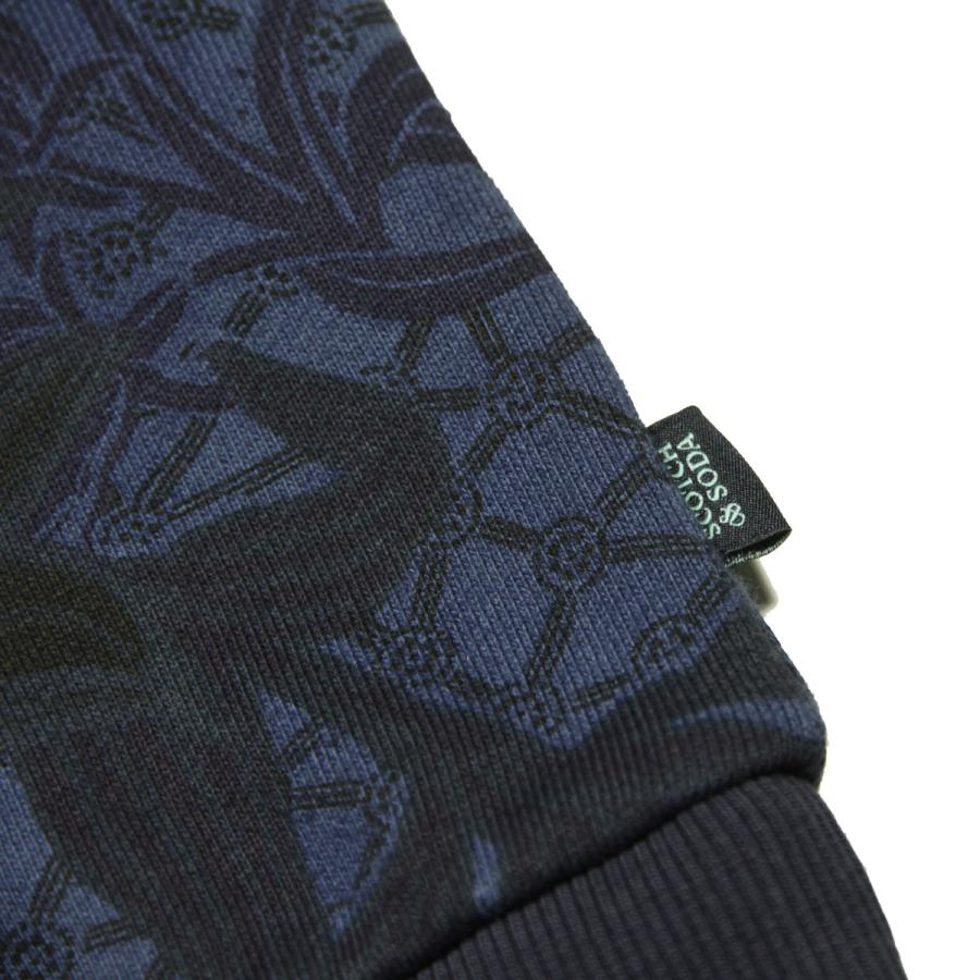 スコッチアンドソーダ スウェット メンズ 正規販売店 SCOTCH&SODA クルーネック トレーナー RELAXED PRINTED FELPA SWEATSHIRT COMBO A 169181_8