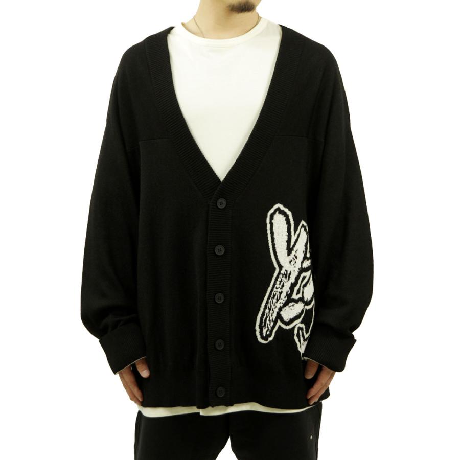 Y-3 カーディガン 黒 ロゴ入り