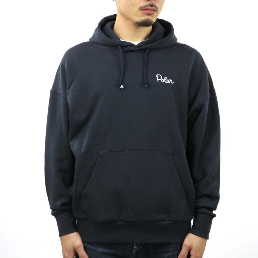 【ボーナスストア 誰でも+5% 4/25 0:00〜4/26 23:59】 ポーラー メンズ パーカー 正規販売店 POLER ロゴ プルオーバー フーディー POLER EMB HOOD P_1