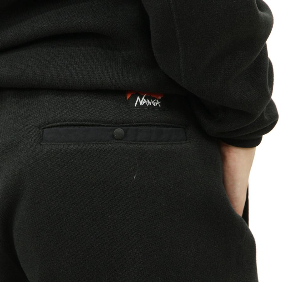 ナンガ メンズ ジョガーパンツ 正規販売店 NANGA ポーラーテック フリース ボトムス POLARTEC FLEECE JOGGER PANTS NW2241-1I510 BLACK｜i-mixon｜07