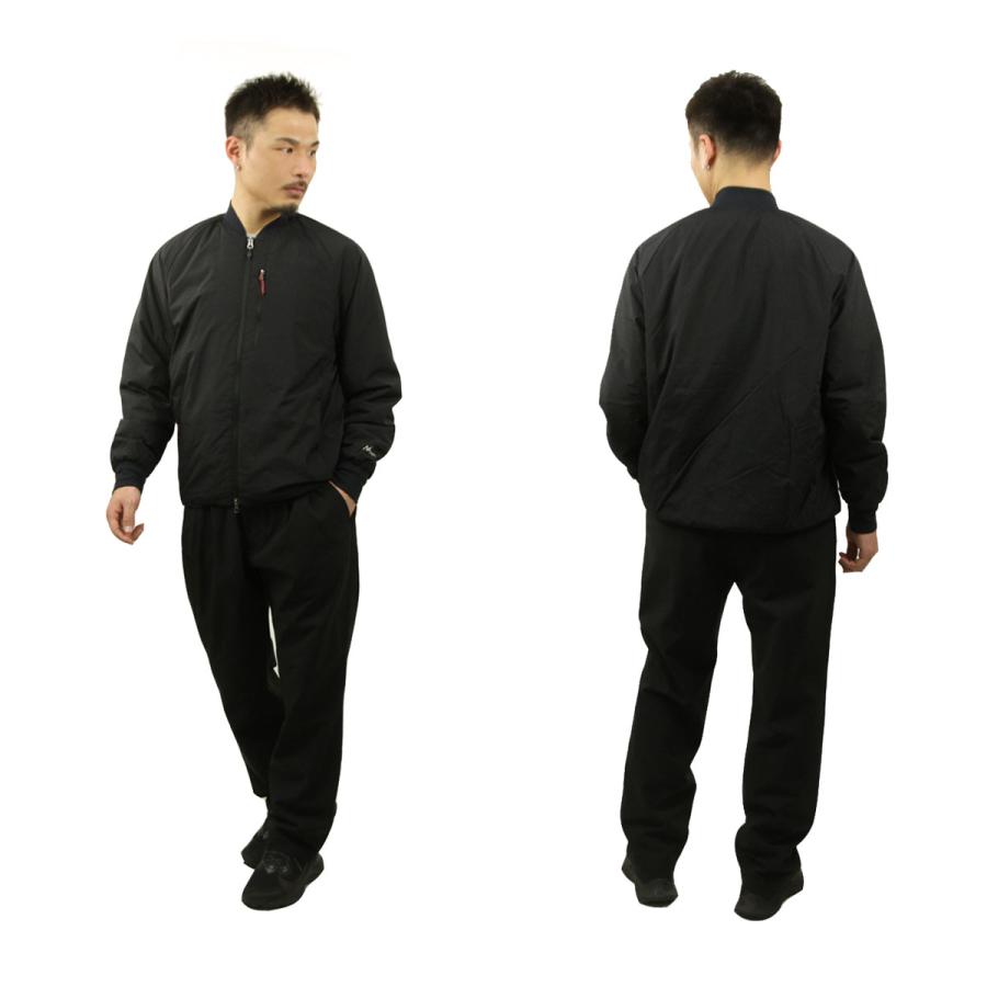ナンガ メンズ ブルゾン 正規販売店 NANGA アウター ジャケット MA-1 SOFT DOWN VARSITY BLOUSON BLK N2500-0J001A BLACKの画像