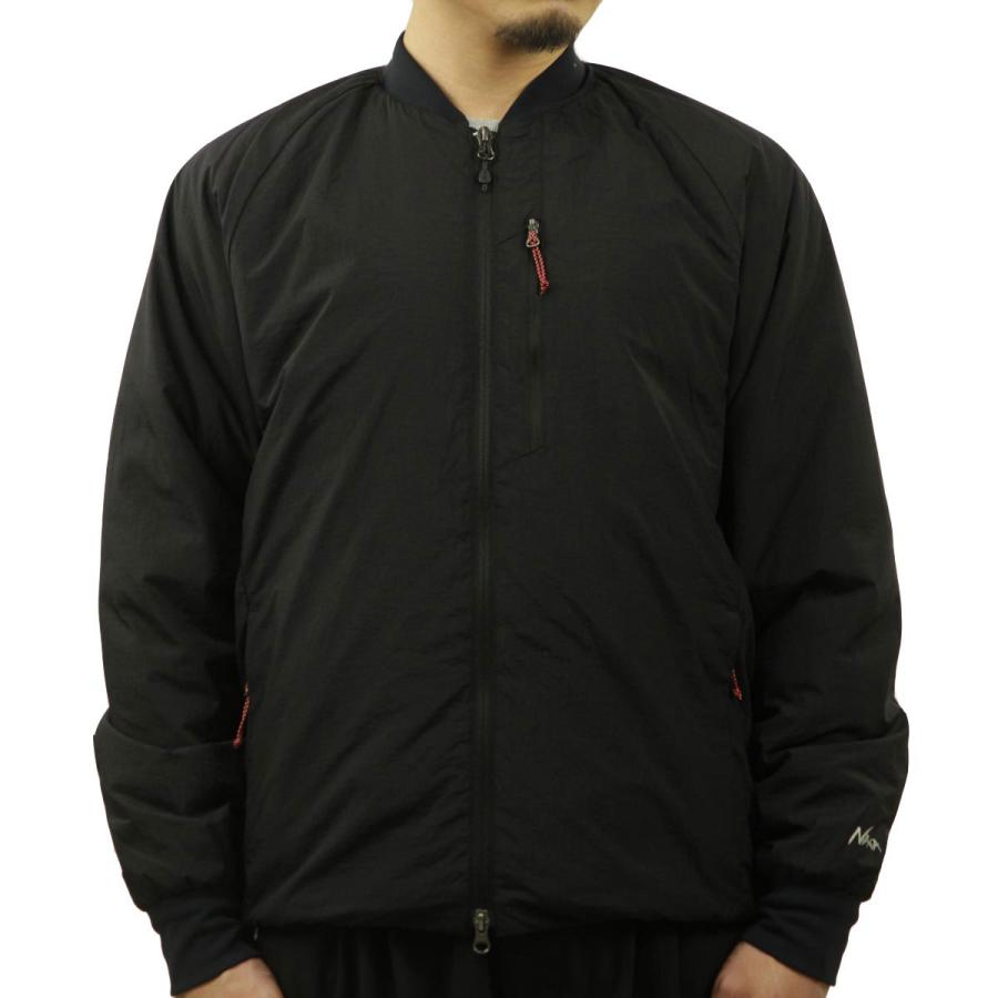 ナンガ メンズ ブルゾン 正規販売店 NANGA アウター ジャケット MA-1 SOFT DOWN VARSITY BLOUSON BLK N2500-0J001A BLACKの画像