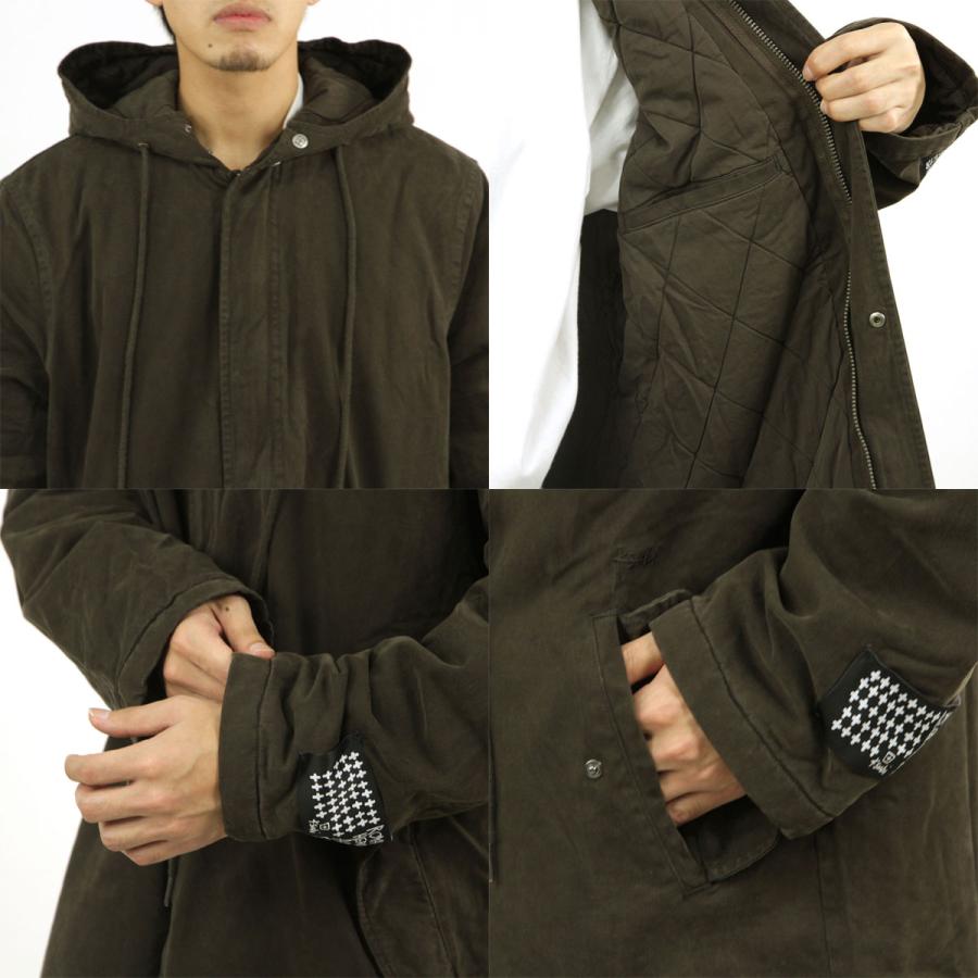 【ボーナスストア 誰でも+5% 6/4 0:00〜6/5 23:59】 スビ メンズ モッズコート 正規販売店 Ksubi アウター ジップ  父の日 プレゼント ラッピングの画像