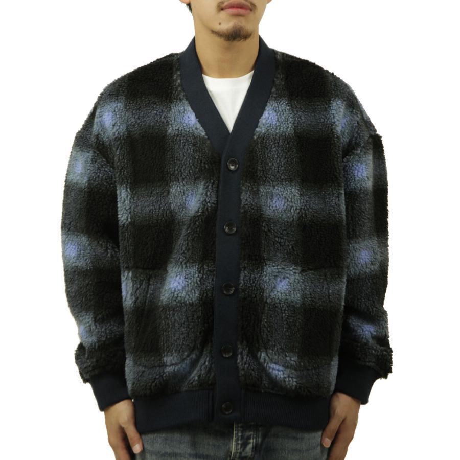 スコッチアンドソーダ メンズ カーディガン 正規販売店 SCOTCH＆SODA フリース ジャケット POLAR FLEECE CARDIGAN 181529 210 41810 THYME/BLUE BONNET_1