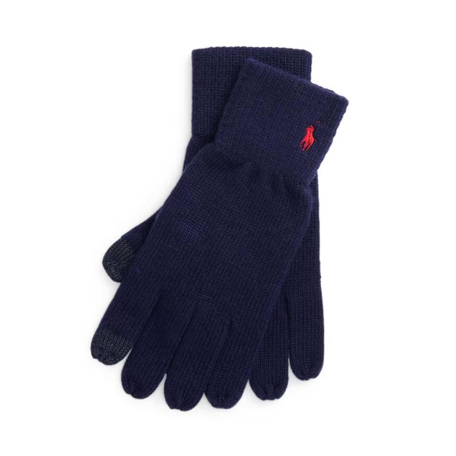 ポロ ラルフローレン メンズ レディース 手袋 正規品 POLO RALPH LAUREN グローブ アクセサリー ロゴ CLASSIC CABLE GLOVE PC0713 433 NEWPORT NAVY POLO RALPH LAUREN（ポロ・ラルフローレン） ポロ ラルフローレン