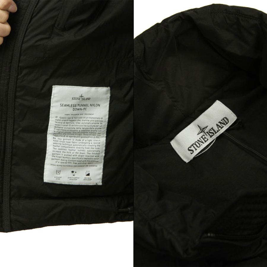 ストーンアイランド メンズ ダウンベスト 正規品 STONE ISLAND アウター ナイロン SEAMLESS TUNNEL NYLON DOWN-TC VE 父の日 プレゼント ラッピングの画像