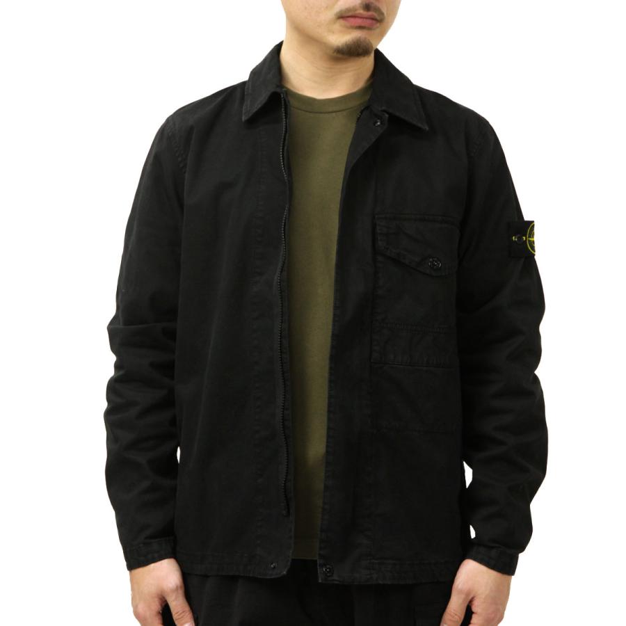 ストーンアイランド メンズ シャツジャケット 正規品 STONE ISLAND COTTON STRETCH BROKEN TWILL 'OLD' EFFECT REGUL 父の日 プレゼント ラッピングの画像