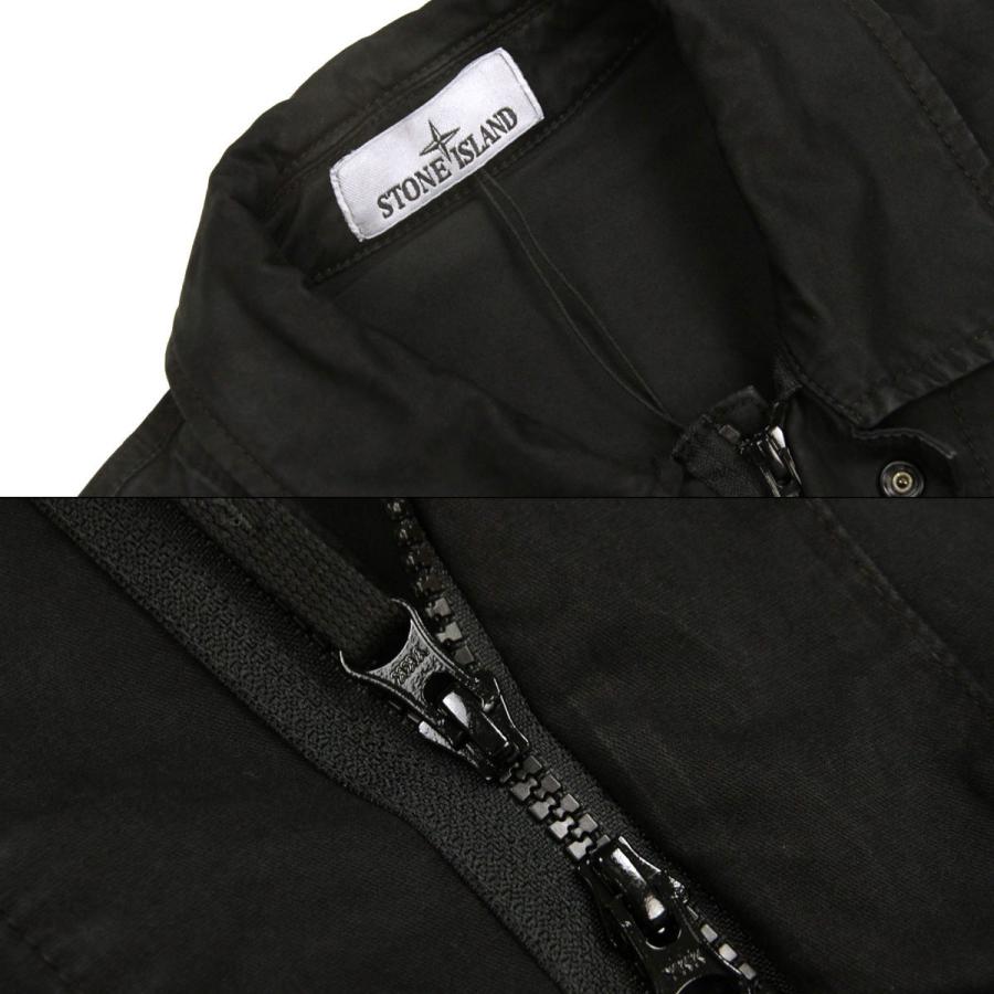 ストーンアイランド メンズ シャツジャケット 正規品 STONE ISLAND COTTON STRETCH BROKEN TWILL 'OLD' EFFECT REGUL 父の日 プレゼント ラッピングの画像