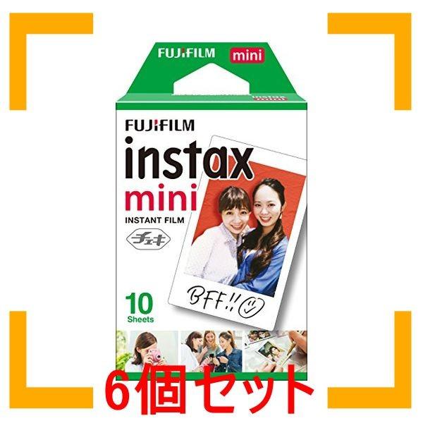 まとめ買い 富士フイルム FUJIFILM インスタントカメラ チェキ用フィルム 10枚入 INSTAX MINI JP 1 6個セット