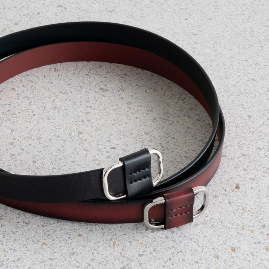 SQUARE BUCKLE LEATHER BELT ベルト 本革 スクエア ゴールド シルバー