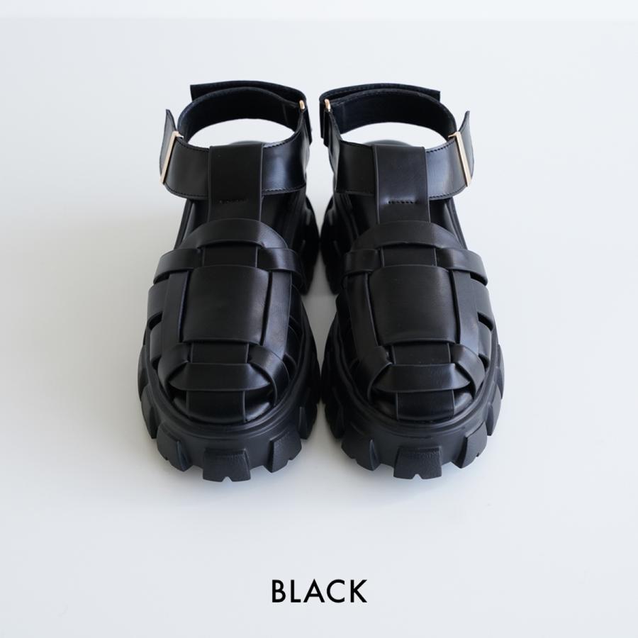 厚底 グルカサンダル トラックソール 3色 〜 25cm 韓国 cr5528 トラックソール 厚底 グルカサンダル 【4月下旬頃】 シューズ