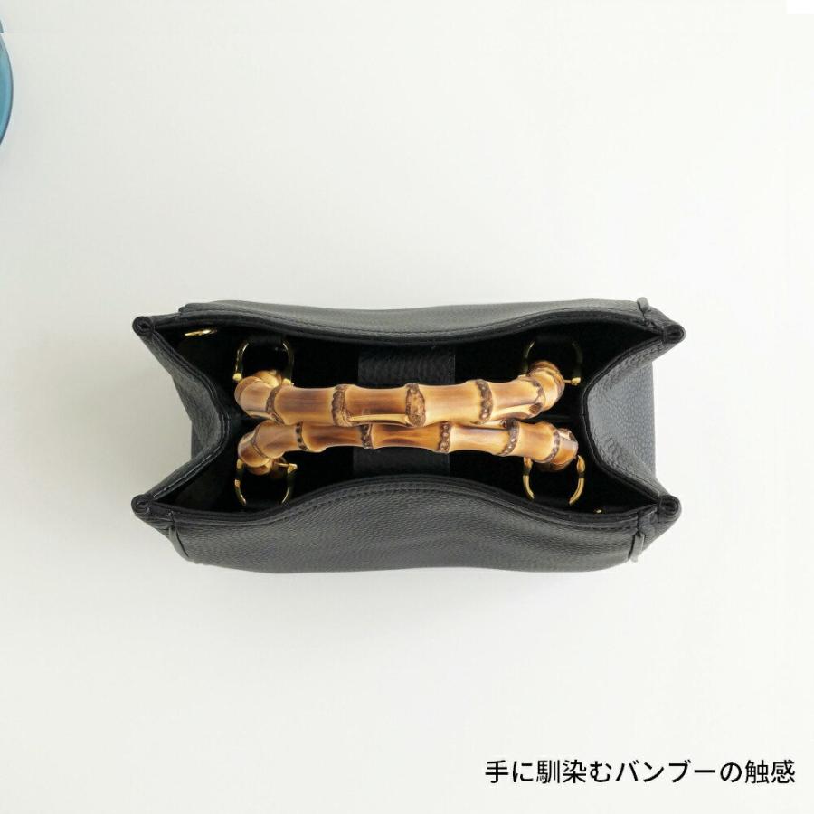 2021新色登場!! 本革 バンブーハンドル 2WAYバッグ 大きい