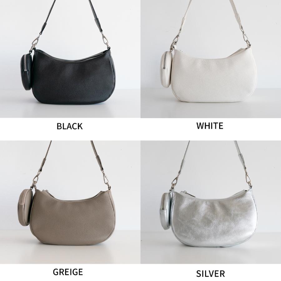 HALF MOON 本革 ワンハンドル ラップバッグ レザー レディース バッグ 