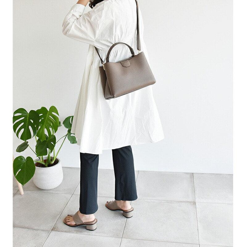 margo モカブラウン 2WAYフラップバッグ 2way レザー フラップバッグ バッグ レディース ショルダー 斜