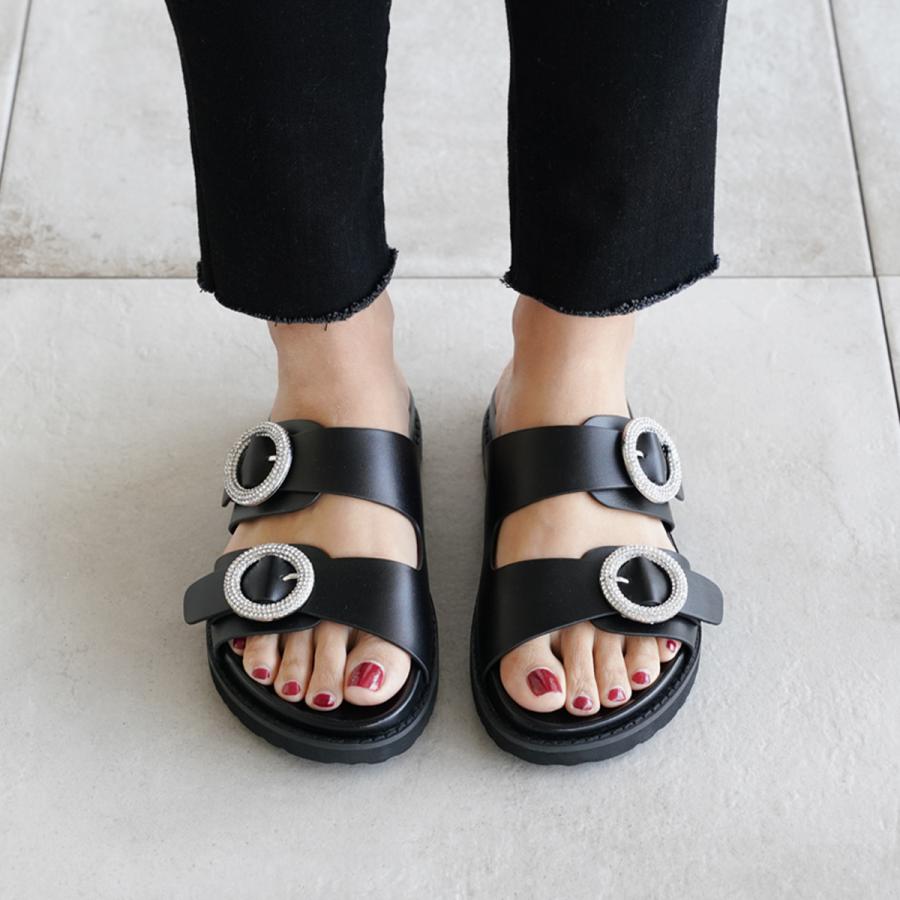 サンダル 軽量 おしゃれ レディース ブラック ホワイト 白 夏 黒 20代 30代 40代 プレゼント 旅行 女性 y[ruby-787] |  | 10