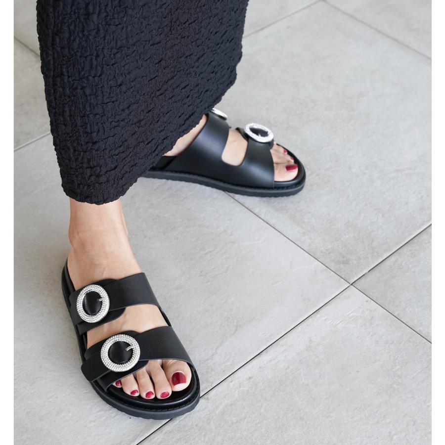 サンダル 軽量 おしゃれ レディース ブラック ホワイト 白 夏 黒 20代 30代 40代 プレゼント 旅行 女性 y[ruby-787] |  | 03