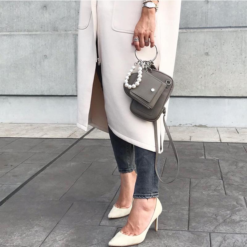 レザー トリプル ショルダーバッグ レディース ショルダー 3連バッグ