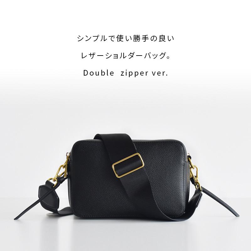 本革ショルダー ダブルZIP 大人 ミニショルダー 春夏 ショルダーバッグ レディース 斜めがけ 大人 革 ポシェット ミニバッグ バッグ 軽量 本革バッグ 小さめ｜i-need-more-shoes｜03