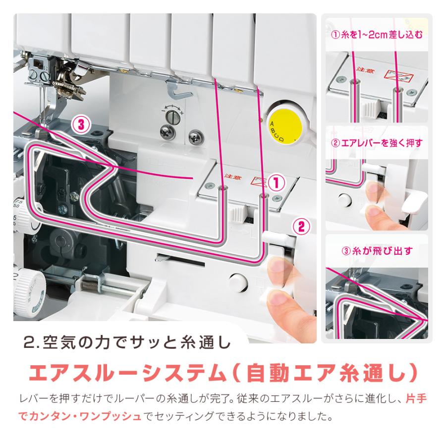 糸取物語 babylock BL007 LIMITED 2本針4本糸 オーバーロックミシン  