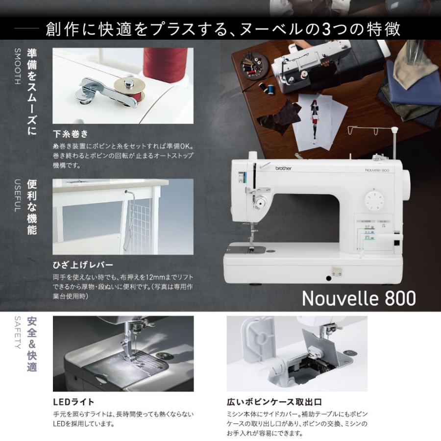 ブラザー工業 ミシン ブラザー 職業用ミシン Nouvelle1000 ヌーベル
