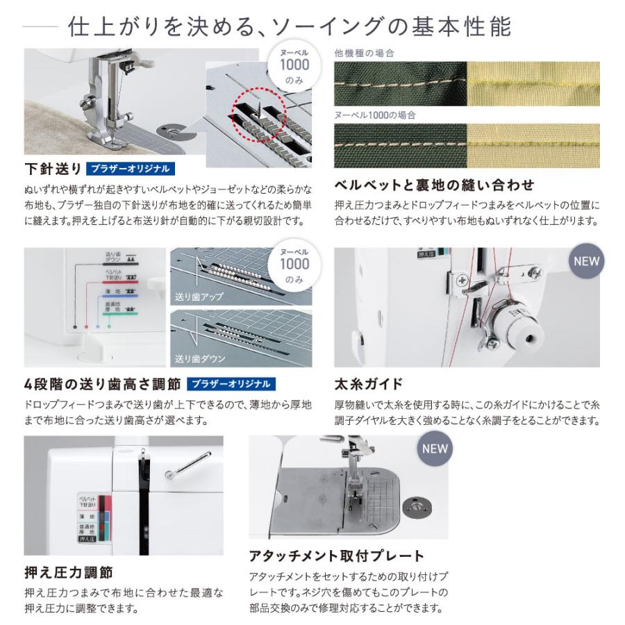 ブラザー工業 ミシン ブラザー 職業用ミシン Nouvelle1000 ヌーベル