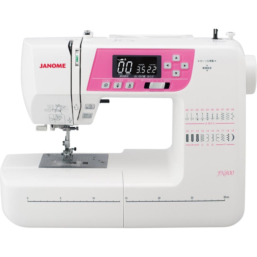 ミシン 初心者 安い ジャノメ コンピューターミシン JANOME JN-800 / JN-810/JN1100 JN800/JN810｜i-ozu｜02