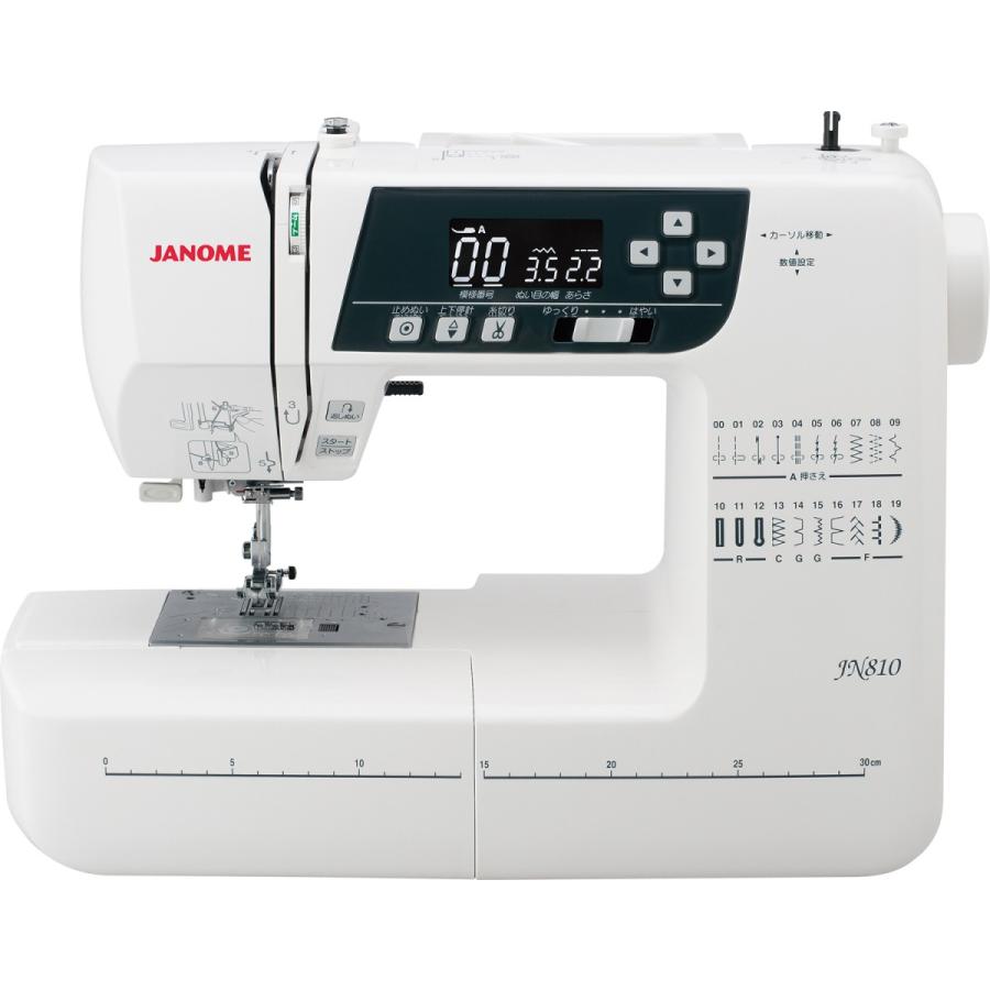 ミシン 初心者 安い ジャノメ コンピューターミシン JANOME JN-800 / JN-810/JN1100 JN800/JN810｜i-ozu｜03