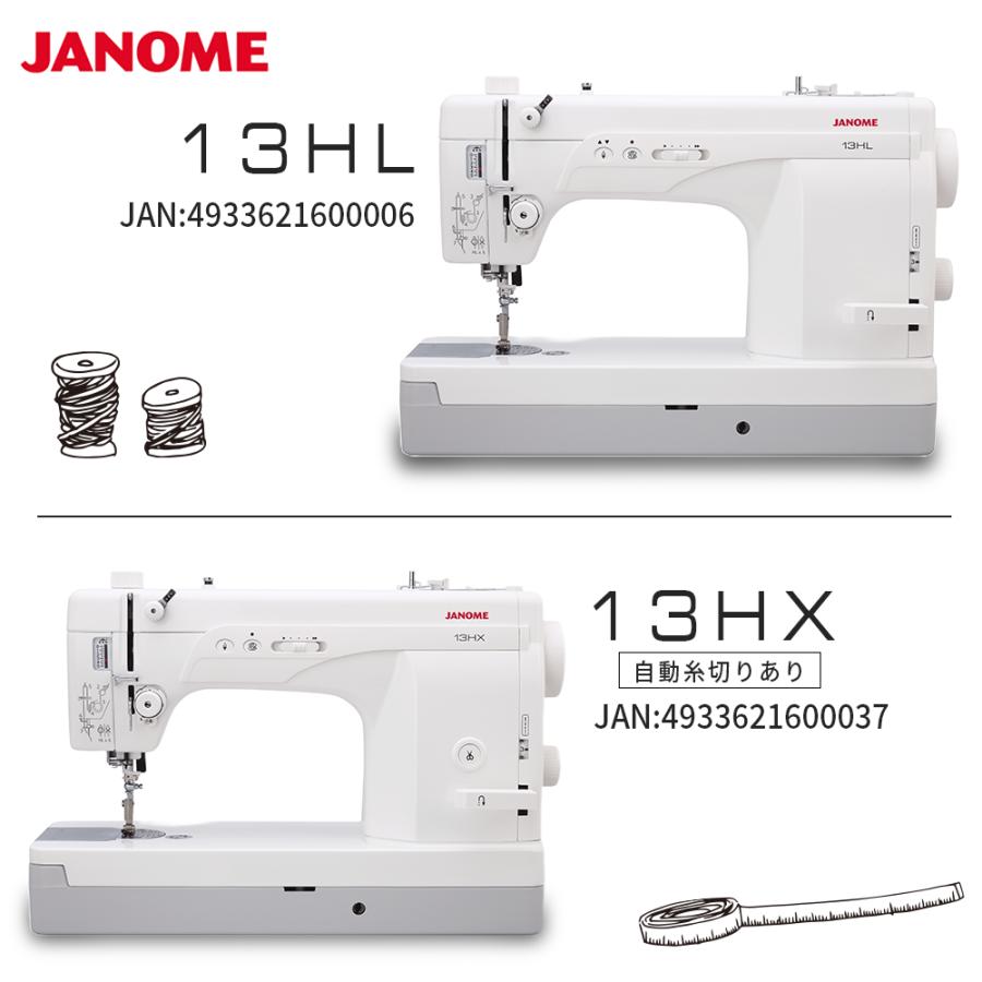 JANOME（ジャノメ） 【新商品】13HX 職業用ミシン フット
