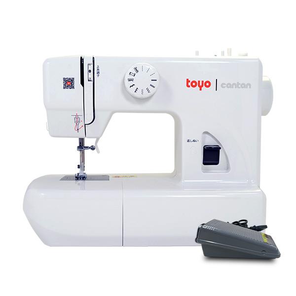 (未使用)　電動ミシン　本体　TOYOミシン 新発売 TOYO ミシン 本体 軽量 コンパクト 電動ミシン CANTAN