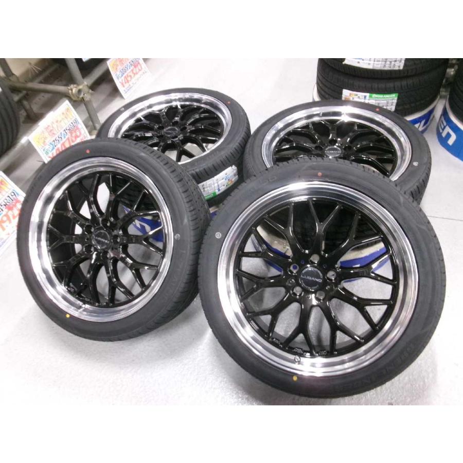 未走行ルガーノ/新品タイヤ20インチ4本セット02-201995 245/40R20 8J 5 