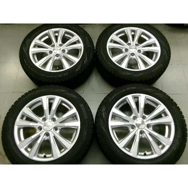 越谷 AGA ドルフ 16インチ4本セット ピレリ スタッドレス 205/55R16 