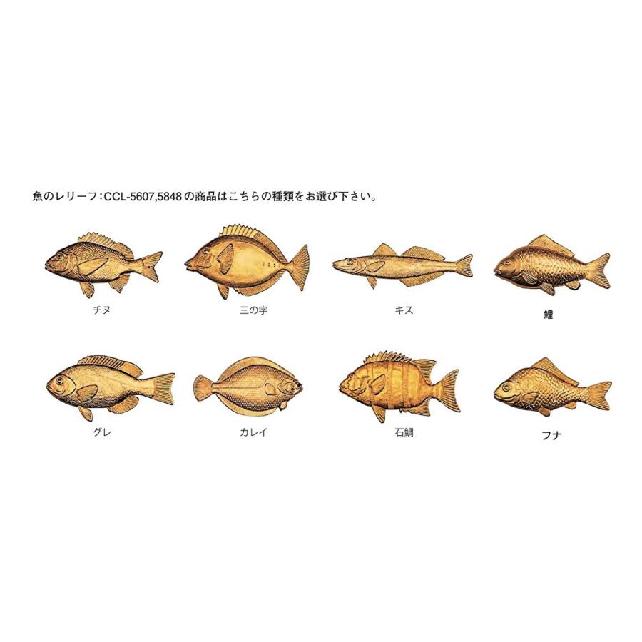 表彰楯 釣り用楯 盾 Dサイズ 高さ21cm CCL-5607D 文字彫刻代無料 魚