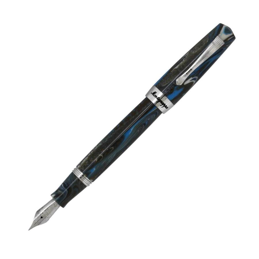美品] Montegrappa モンテグラッパ 万年筆 ダークブルー 【公式通販】