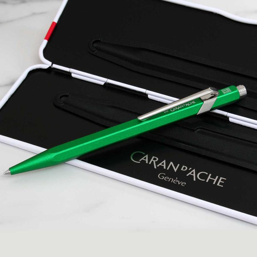 ボールペン カランダッシュ CARAN d'ACHE 849 Office カラーマットX グリーン NF0849-734 即日 メール便可｜i-penstar｜10