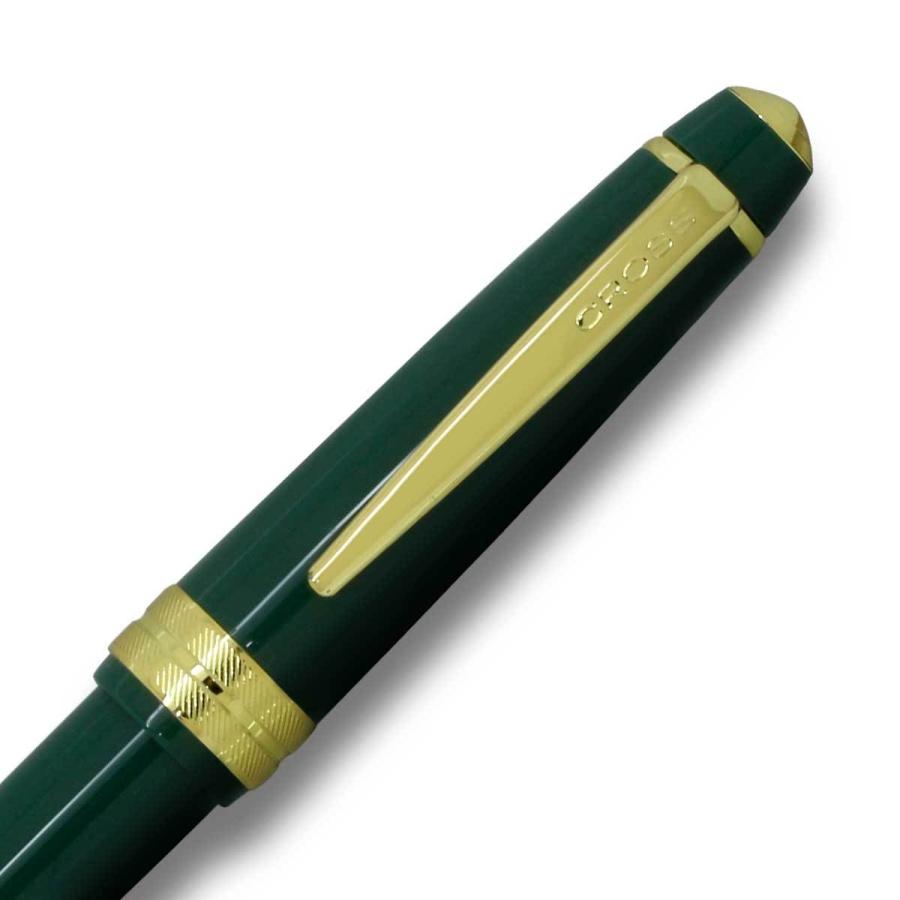 CROSS（クロス） ボールペン ベイリーライト グリーンゴールドプレート