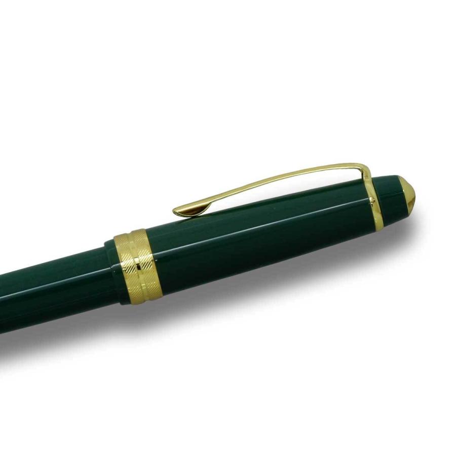 CROSS（クロス） ボールペン ベイリーライト グリーンゴールドプレート