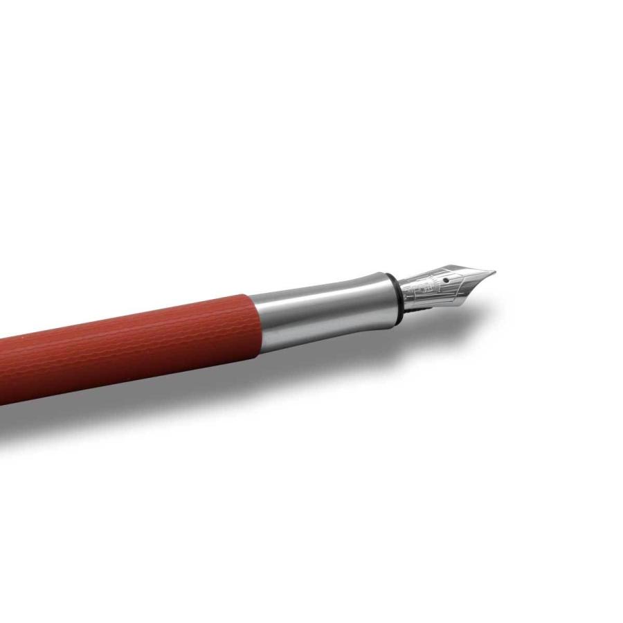 万年筆 グラフ・フォン・ファーバーカステル Faber Castell ギロシェ INDIA RED インディアレッド 即日_4