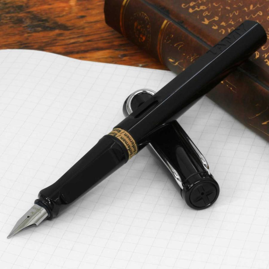 LAMY 万年筆 ラミー サファリ シャイニーブラック 即日 メール便可