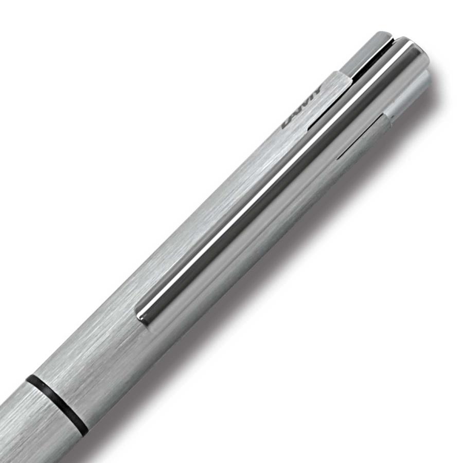 LAMY（ラミー） 多機能ペン ツインペン ロゴ ステンレス ヘアライン