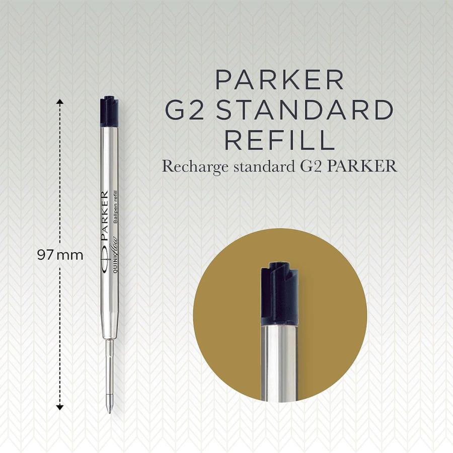 Parker ボールペン 2本セット＋替芯 PARKER（パーカー） ボールペン替芯 クインクフロー 選べる 2本セット