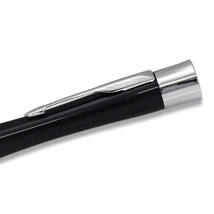 ネームペン パーカー PARKER シヤチハタ ネームペン エアフロー クリスタルブラックCT 別注品ハンコ付き TKS-PKA-2 即日の画像
